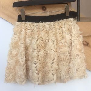 Free People rose flower skirt xs